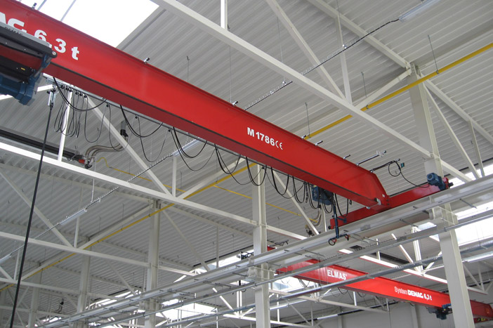 Single-girder overhead travelling crane 6,3 t - System DEMAG