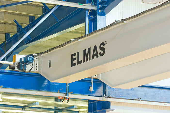 Poduri rulante bigrinda Elmas 6,3 t - Sistem Demag